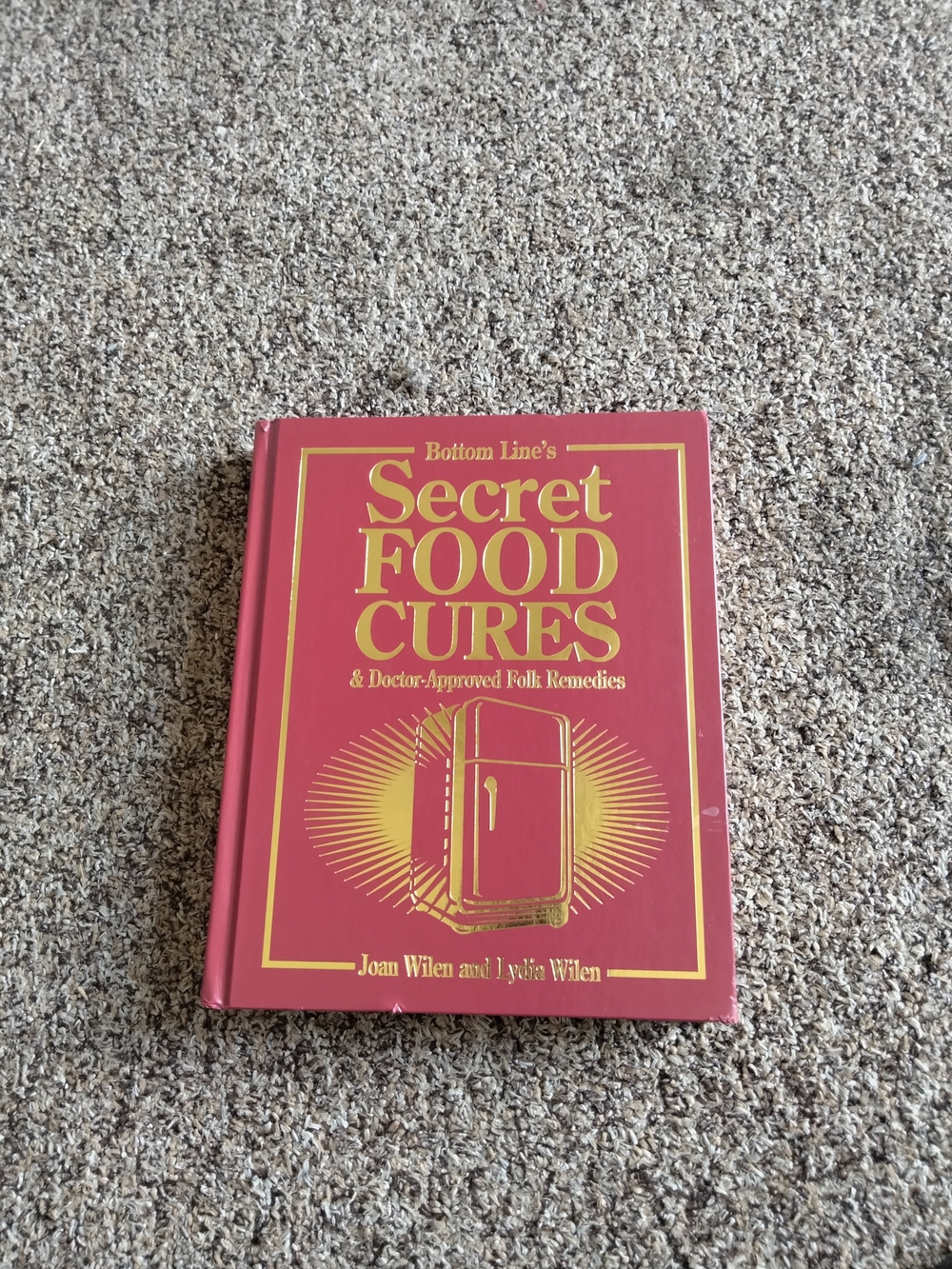 Secret Food Cures Hardcover Book - Red & Gold